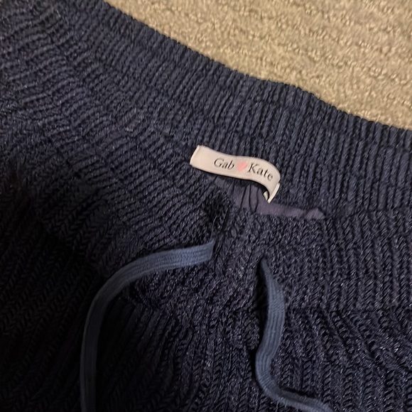 Navy summer shorts fancy - Picture 2 of 3